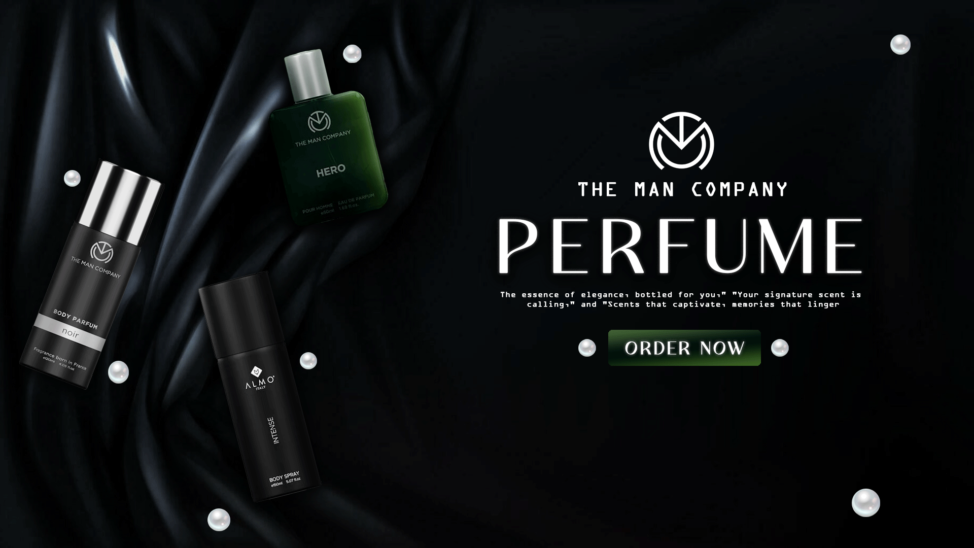 The Man Company Luxury Perfume Promotional Banner