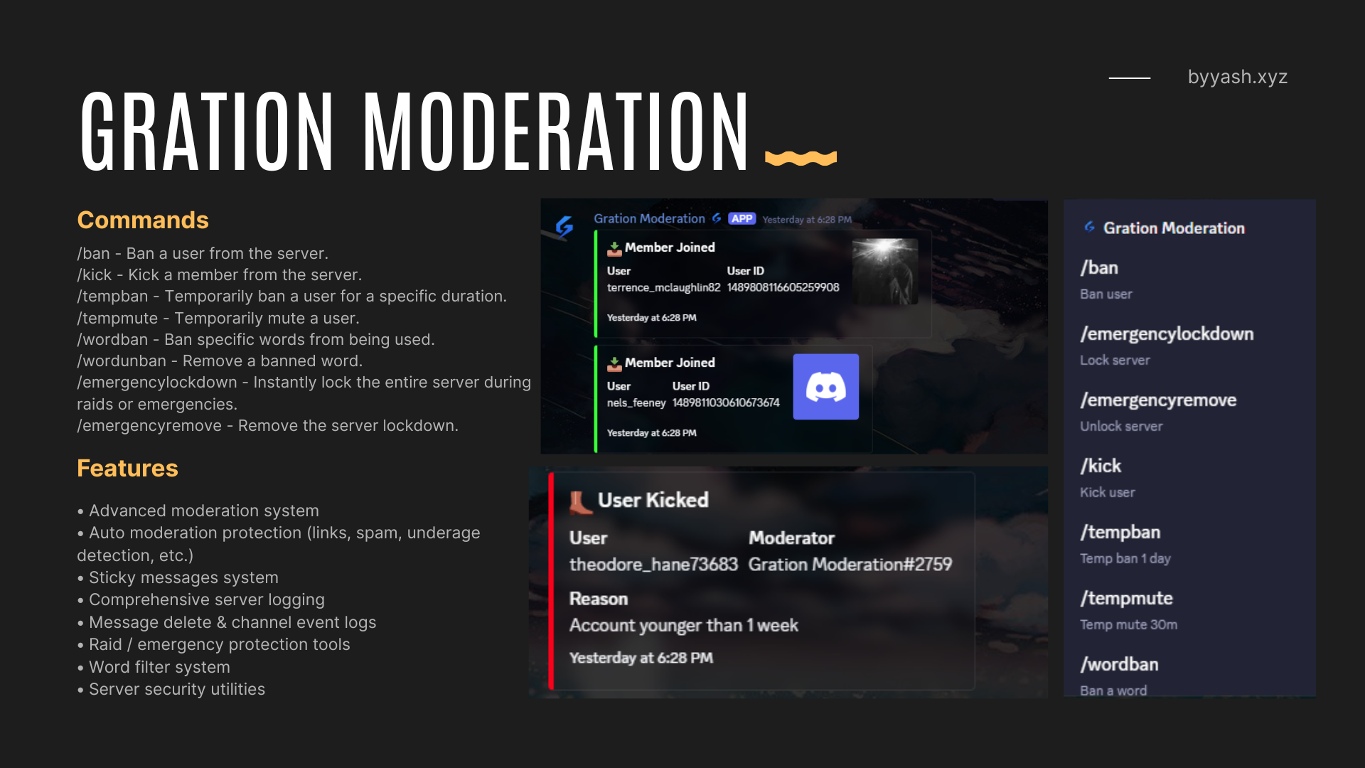 Gration Moderation System