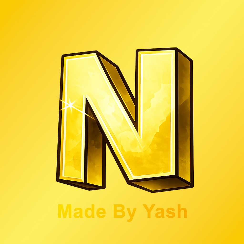 N Letter Art
